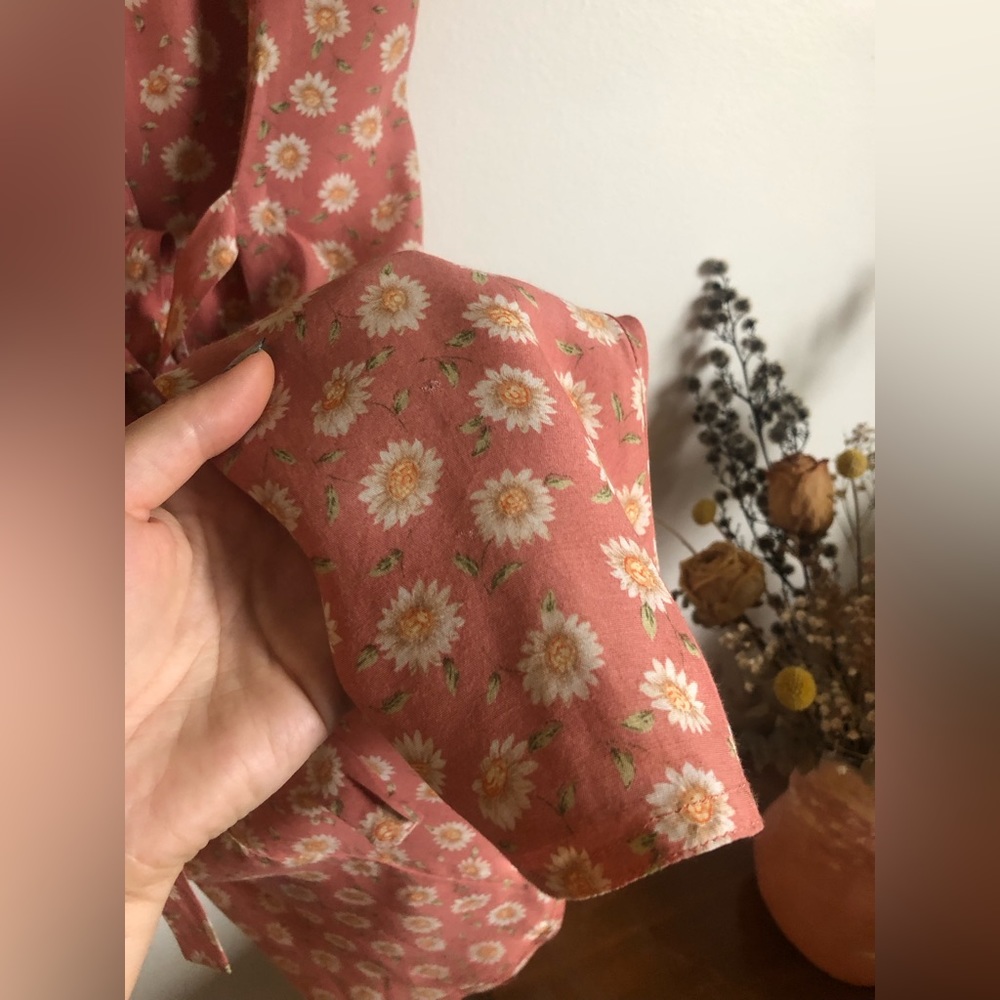 Vintage daisy pink dress - Picture 4 of 7